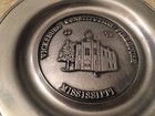 Vicksburg Constitution Firehouse Pewter Armatele 1979 Plate Plaque Mississippi 