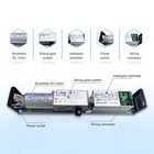 Automatic Swing Door Opener With Wireless Push Panel And Stainless Electric Lock