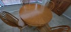 Poker Game  Bumper Pool  Dining Table Includes 4 Chairs poker Chip Set And Balls