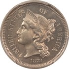 1873 Proof Three Cent Nickel Closed 3 - Pcgs Pr-67 Superb   Tough  Pop 3 2 Finer