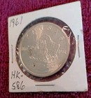 1961 Kansas Hk 586 Silver  9 Medal So-called Dollar Uncirculated Coin
