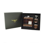 Glen Appin Harris Tweed Hip Flask   Cups Gift Set 6 Oz  Flask Gift Set