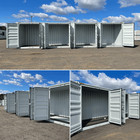 40ft High Cube Iso Shipping Container 4 Side Doors One-trip New Easy Loading
