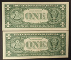 2 - 1957  1 Silver Certificates -  1 Star Note    xf au  - Free Ship  S6236