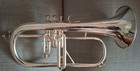 Antoine Courtois No 6079 Silvered Bb Flugelhorn 1950   s - Serviced