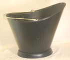Black Metal Coal Hod Scuttle Ash Bucket