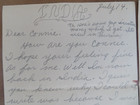 Wwii 4-page Letter  Handwritten W  Envelope  From India To Phila   July 1944