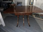 Duncan Phyfe Style Drop Leaf Dining Table And 6 Chairs Local Pick Up Only