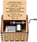 Engraved Wooden Music Box For Mom - Plays  you Are My Sunshine 