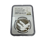 2017- p  1 Oz American Silver Eagle  1 Coin Pcgs Ms 69 First Strike