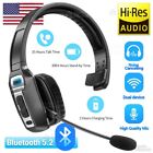 Trucker Bluetooth 5 2 Wireless Headset Ai Noise Cancelling Mic For Phones Pc New
