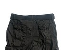 Men s Black Cargo Shorts   Legs Drawstring Size 40