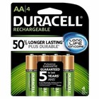4 Duracell Aa Rechargeable Nimh Batteries  2500 Mah  Dx1500 