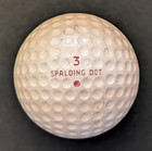 Vtg - Spalding Dot - Golf Ball - Red - Cadwell Cover
