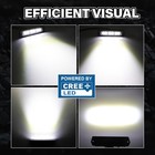 2x 8  120w Flush Mount Cree Led Light Bar Offroad Driving Flood Reverse Pods 4wd