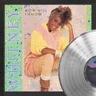 Whitney Houston Framed Wood Legends Of Music Platinum Lp Record Display