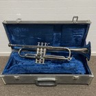 Yamaha Ytr-135 Ytr135 Trumpet Silver Color With Hard Case Mouthpiece Used Japan