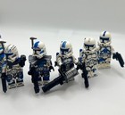 8x Custom 501st Lego Captain Rex Minifigures Star Wars Clone Wars Set