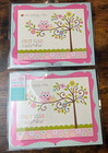 C  R  Gibson Our Little One First Year Baby Calendar   Stickers Lot Of 2 Twins
