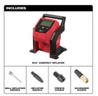 Milwaukee M12 Cordless Compact Inflator 2475-20  tool Only 