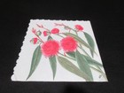 Rare Lot Of 17 Vtg Eucalyptus Swiss Made Wida Paper Napkins Pink Flower Open Pkg