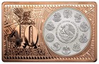 2022 Silver 1 Oz   Copper 2 Oz Mexican Libertad 40th Anniversary Proof Coin Bar