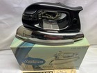 Vintage Ge Sunbeam Ss3 Spray Steam Dry Iron Chrome Black W  Box Tested   Working