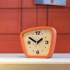 Vintage-style Mid Century Modern Mantel Silent Clock   Home Decor Made In Usa