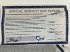Firefly Serenity Official Ship Papers 444 Out Of 1 500 By Quantum Mechanix Qmx