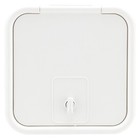 Recpro Rv Propane Hook Up Box   1 4 In  Quick Connect Adapter   Brass Fittings