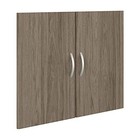 Bush Business Furniture Studio C Bookcase Door Kit In Modern Hickory