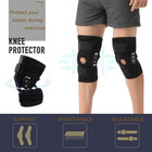 Knee Brace Compression Sleeve Hinged Joint Support Open Patella Stabilizer Wrap