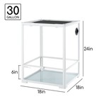 30 Gallon Reptile Enclosure 18  X 18  X 24  Reptile Terrarium For Bearded Dragon