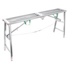 64 x12  Portable Scaffolding Platform  Folding Steel Step Ladder Adjustable Heig