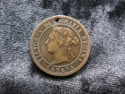 Old World Coin Canada Large Cent 1882h Km7 Queen Victoria  346 