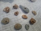 Hag Stone Lot Of 10 Stones Natural Ocean