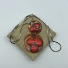 Beautiful Vintage Mid-century Modern Enamel Articulated Pendant Necklace Large