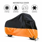 For Buddy 50cc Moped Xl Orange Motorcycle Cover Uv Rain Snow Outdoor Protector