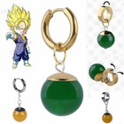 Super Dragon Ball Cosplay Earrings Vegetto Potara Black Son Goku Zamasu Ear Stud