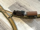 Antique Bing Germany Clockwork Tin Litho Train Set W station Figure 8 Track Runs