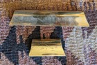 18 Vintage Nos Mcm Mid Century Modern 1970  Drawer Pulls  Solid Brass