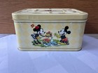 Vtg  Walt Disney Mickey minnie Mouse Lg  Tin Bread Box  i Made It Myself 