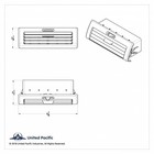 Freightliner 2007  Cascadia Heater A c Vent   Chrome Plastic Dash Vent Grill