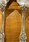 Reed And Barton Francis The 1st Sterling Salad Serving Set Hand Pierced 9 1 2 