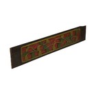 Chinese Vintage Restored Wood Flower Carving Wall Hanging Art Plaque Ws1691