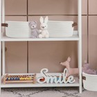 Small Woven Basket  Cute Mini Cotton Rope Storage Narrow Leather Handle 