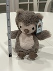 Jellycat Willow Owl W4wl Gray Brown Plush 7 Inch Stuffed Animal New With Tags