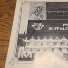 Vintage 1994 Buffalo Bisons Baseball Team Original Photo 2 Autographs Tim Leiper
