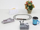 Rokuhan Z Scale R079 Mini Curve Double Track Set Z Gauge Model Train Track Kit