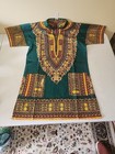 Men Women African Dashiki Top Shirt Hippie Blouse 100  Cotton 2 Pocket Free Size